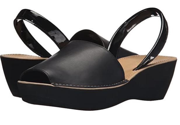 KENNETH COLE Footwear Reaction Women's Fine Glass Wedge Sandal Black