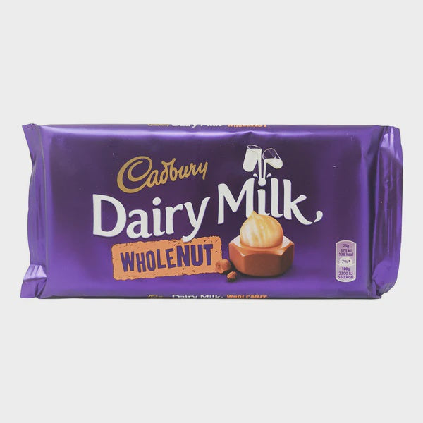 CADBURY Dairy Milk Wholenut Chocolate 180G