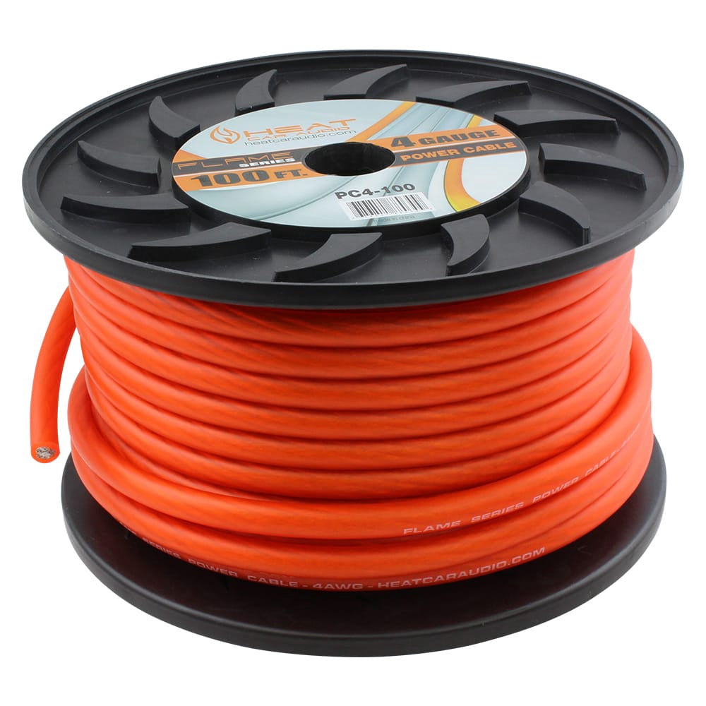 BLASTKING Power Cable Car 4G I-HEAT-PC4-100 Orange Sold Per Yd