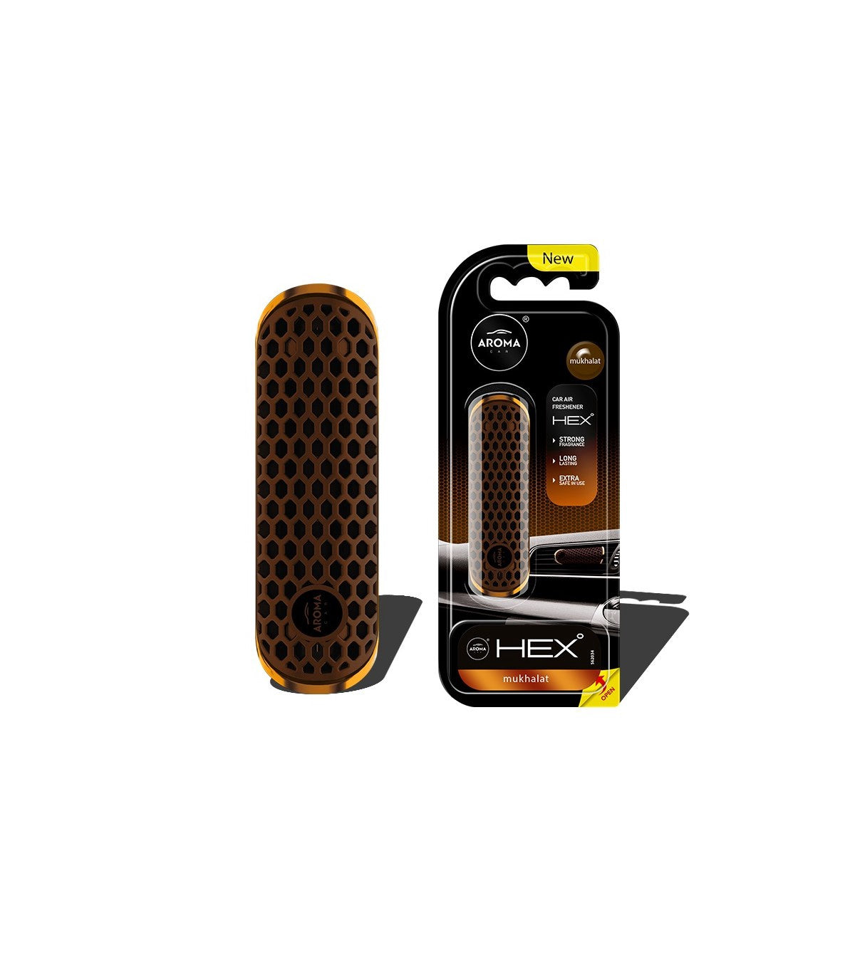 AROMA Car Air Freshener Hex Mukhalat Polymer