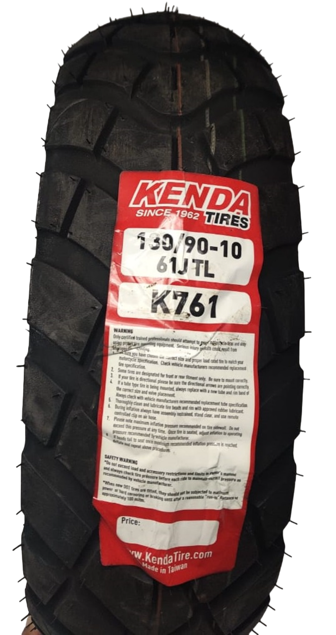 KENDA M/CYCLE Tyres 130/90-10 130 X 90 X 10 K761 61JTL