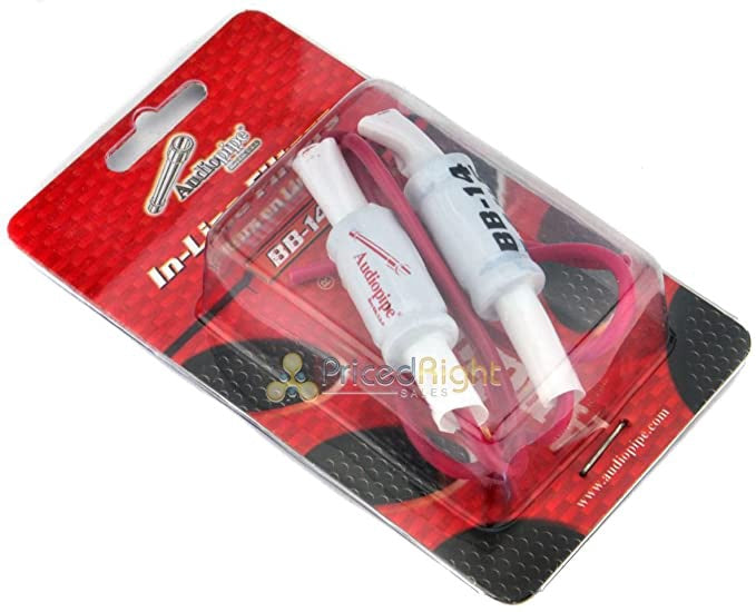 AUDIO PIPE Capacitor Inline BB-14 Sold 2PCS Pack