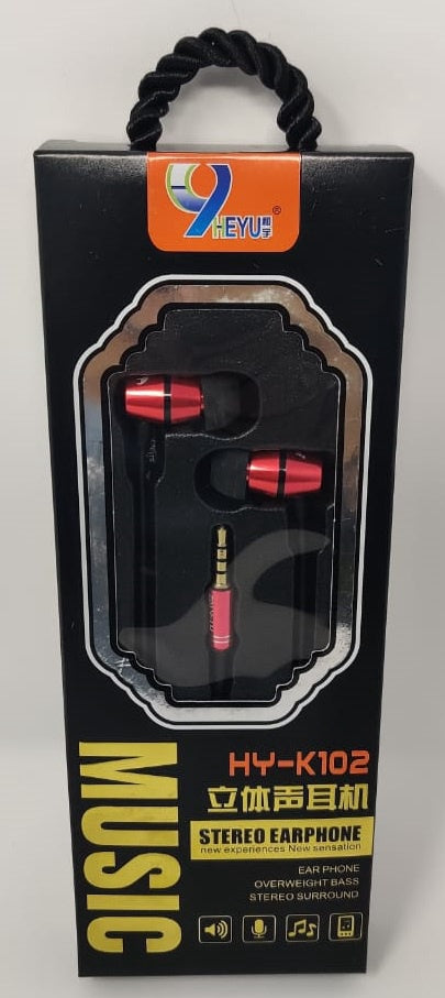 HEYU Earphones with Mic HY-K102