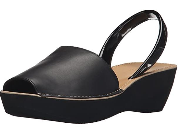 KENNETH COLE Footwear Reaction Women's Fine Glass Wedge Sandal Black