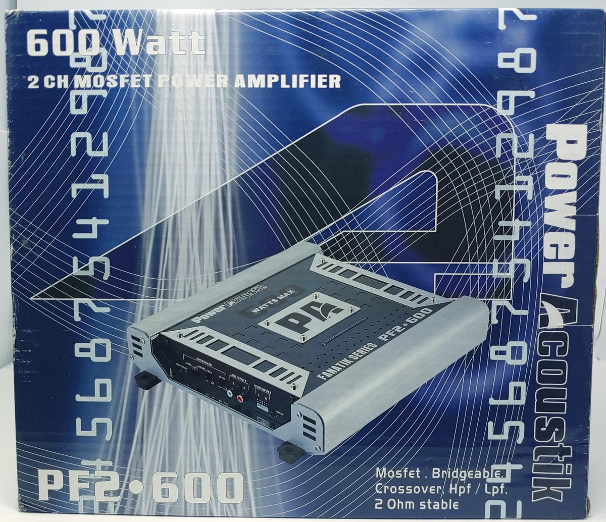 POWER ACOUSTIK Amplifier Car PF2.600 2CHANNEL