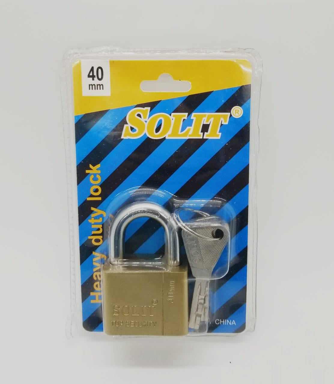 SOLIT Padlock 40MM Short Shackle Brass