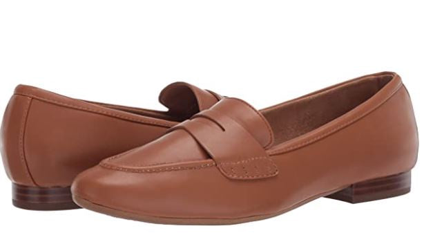 AEROSOLES Footwear Women's Casual, Loafer Flat Tan