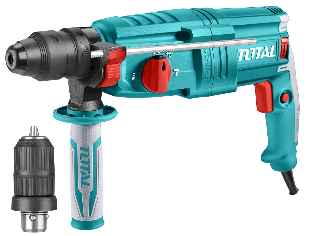 TOTAL Drill Gun UTH308268-2 Hammer Rotary 800W SDS-PLUS
