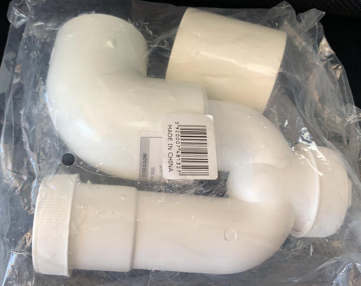 PVC P Trap 1 1/4" with Coupling IN Pack
