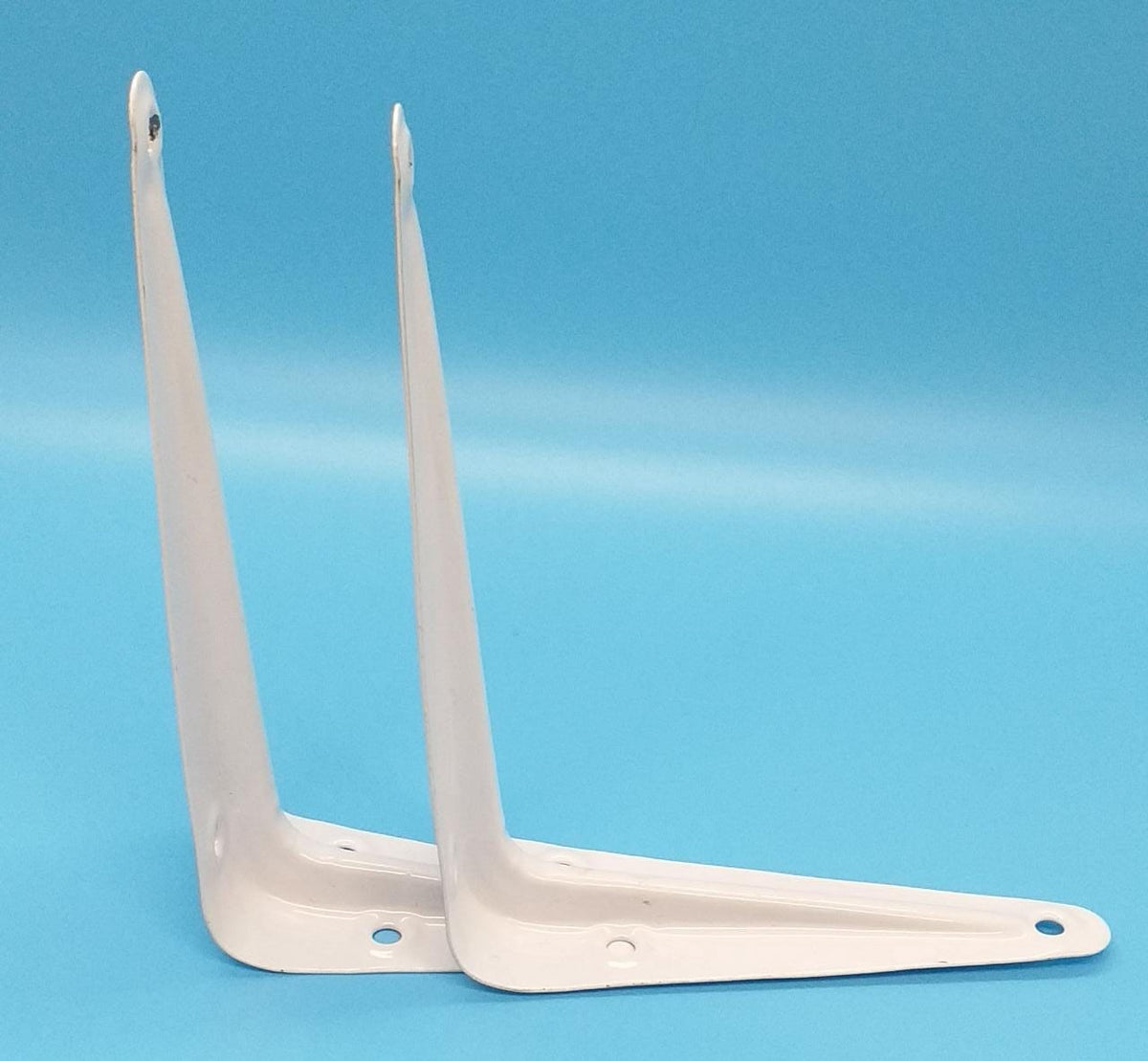 Shelf Bracket 4" X 5" White Pair