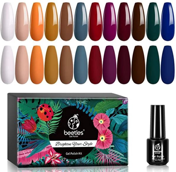 BEETLES Nail Gel Polish Set 12 Pcs Soak Off