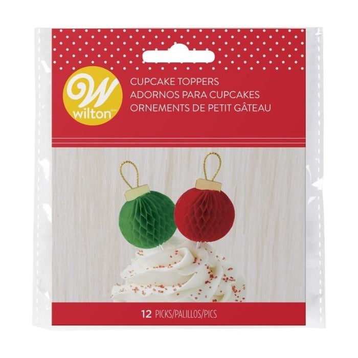 WILTON Baking Cupcake Toppers 12PCS Pack 2113-4150
