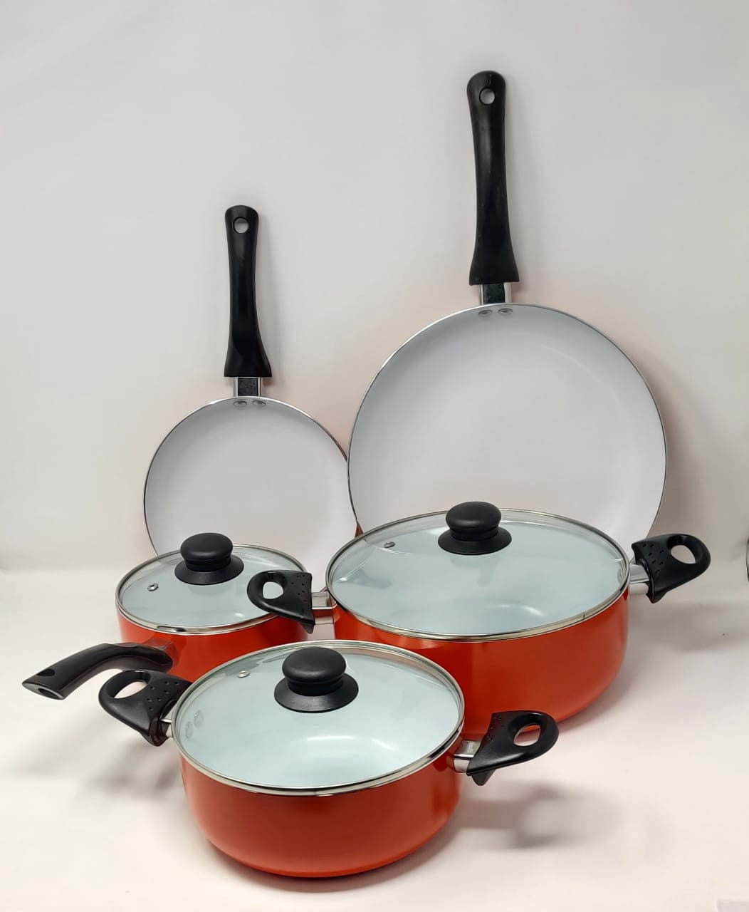 BISTRO Pot Set 8PCS L7530032 Aluminum Cookware