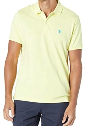 US POLO ASSN. Men Shirt Polo Us Polo Yellow Lili