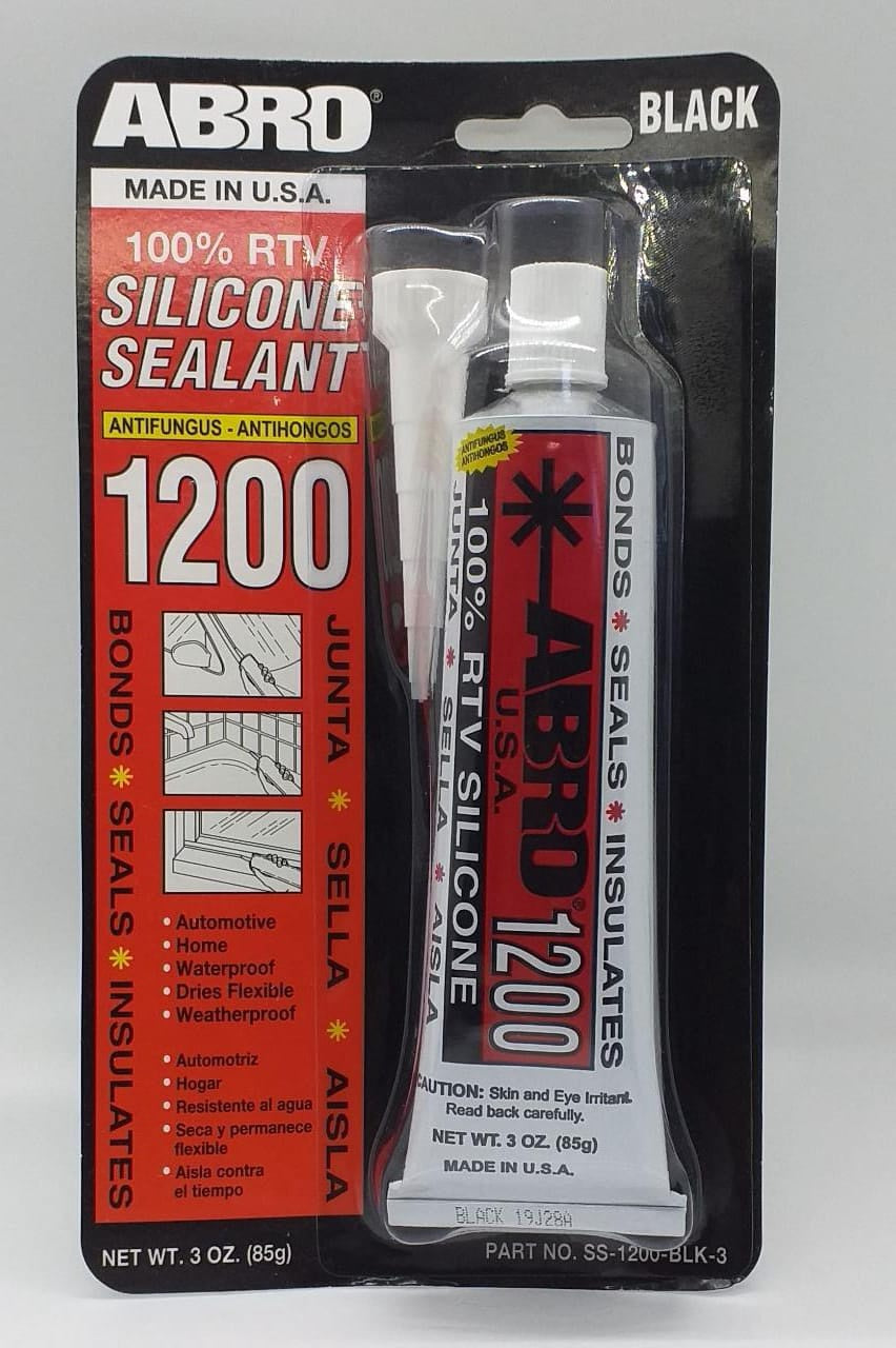 ABRO Silicone 3 OZ Black