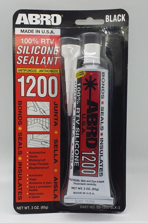 ABRO Silicone 3 OZ Black