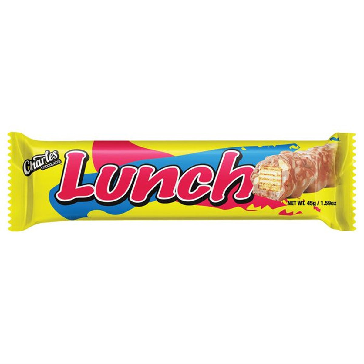 CHARLES Chocolate Lunch Candy Bar 1.59OZ 45G
