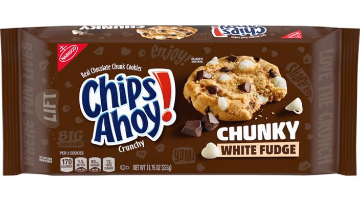 NABISCO Chips Ahoy! Chunky White Fudge Cookies 11.75OZ 333G