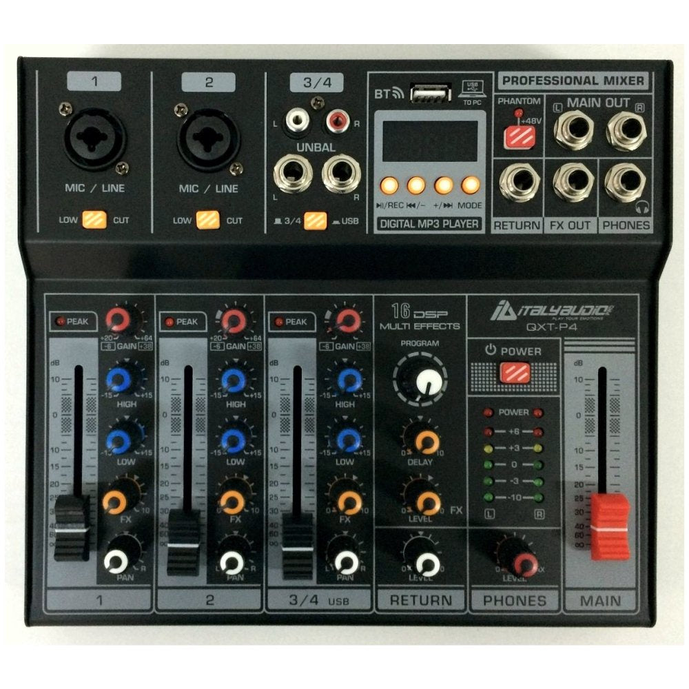 ITALY AUDIO PRO Mixer QXT-P4