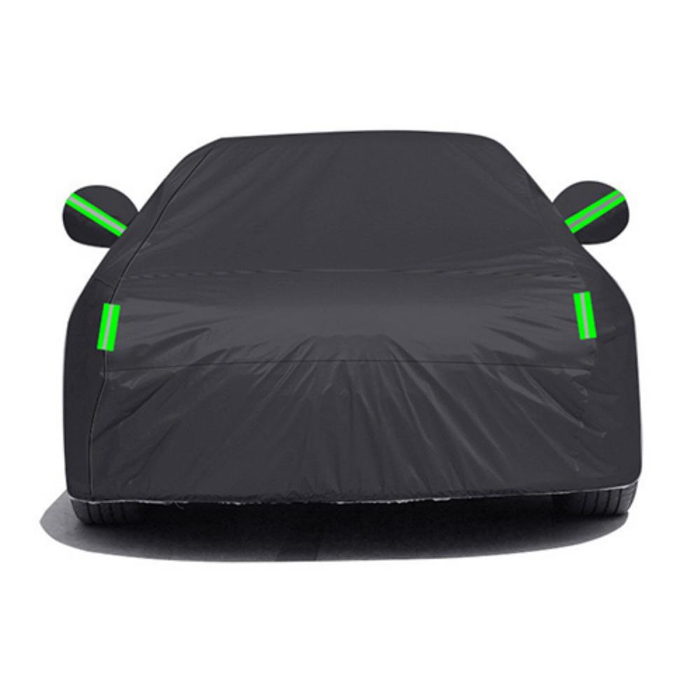 CRAFTEK Car Cover GUD-BY-1026M Waterproof Black Medium for Car 165" to 177" Long