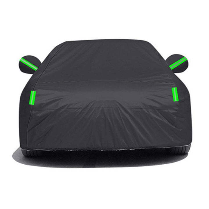 CRAFTEK Car Cover GUD-BY-1026M Waterproof Black Medium for Car 165" to 177" Long
