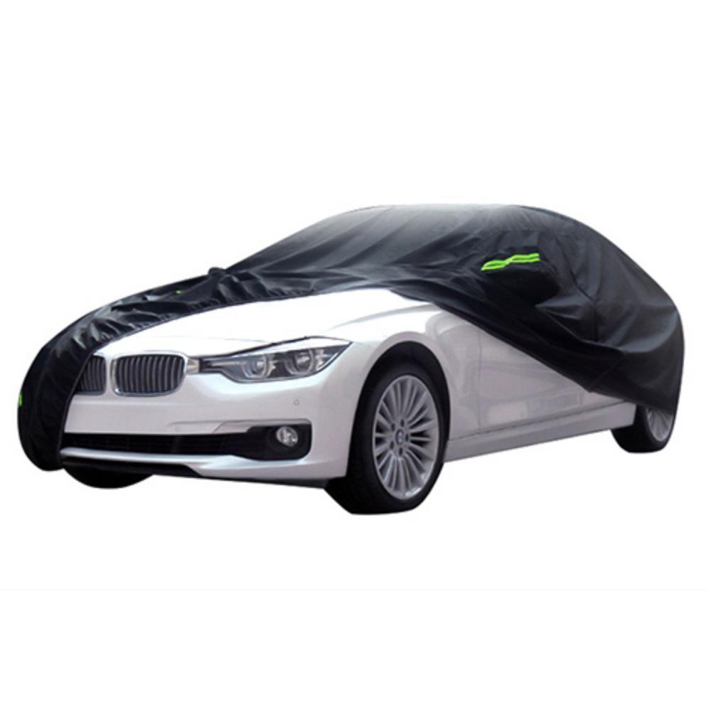 CRAFTEK Car Cover GUD-BY-1026S Waterproof Black Small for Car Less Than 165" Long