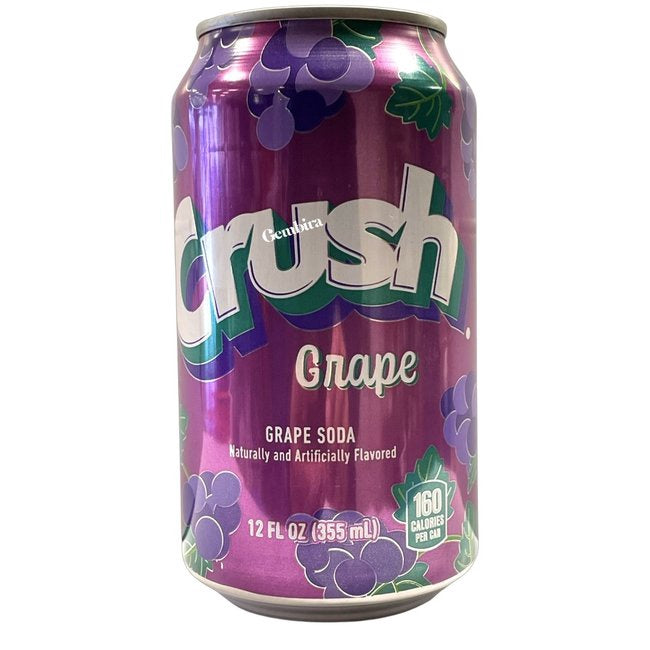 CRUSH SODA Crush Grape Soda 12 Fl OZ 355ML