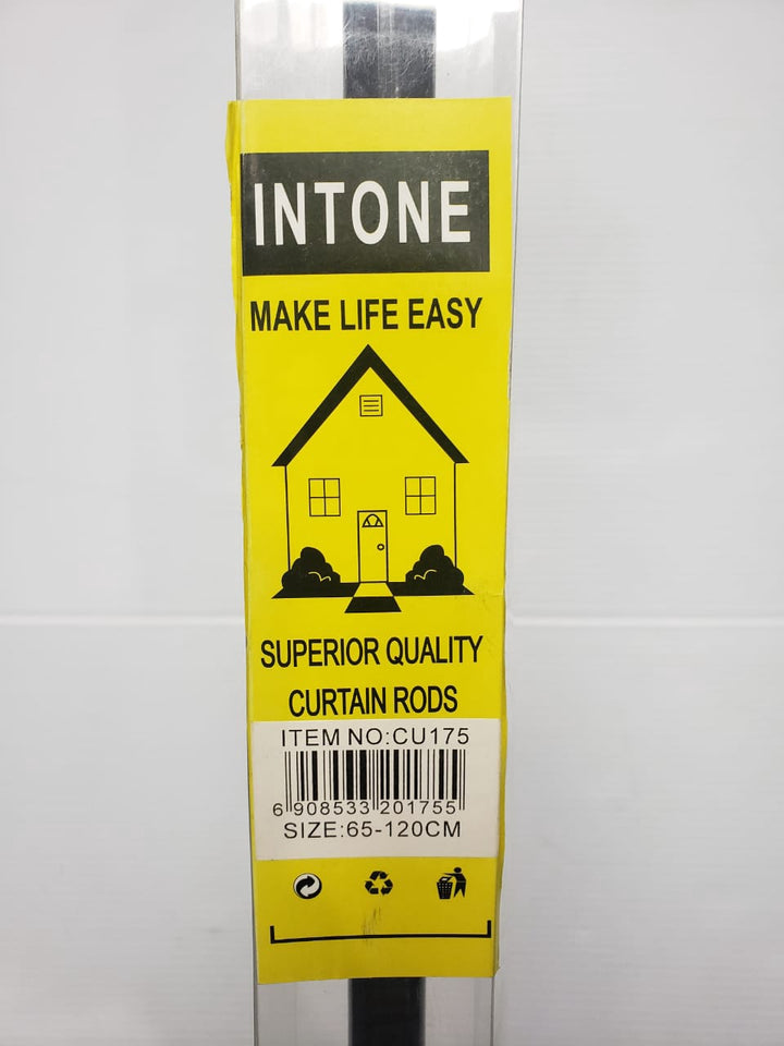 Curtain Rod Intone CU175 65-120CM Black