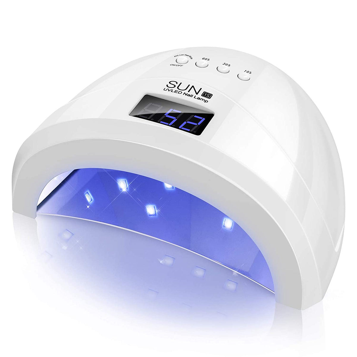 Nails Uv Lamp LED 48W Easkep with 4 Timer Setting Portable Nail Dryer Curing Lamp for Fingernail and Toenail Gels Based Polishes with Automatic Sensor