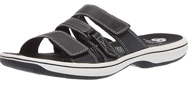 CLARKS Footwear Women's Brinkley Coast Slide Sandal