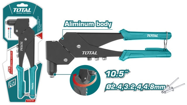 TOTAL Rivet Gun 10.5" THT32106 Hand Riveter