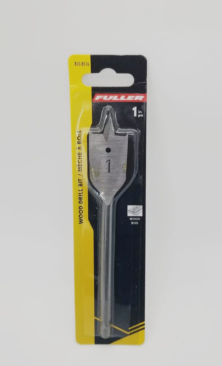 FULLER Drill Bit Flat Wood 1" 810-8516