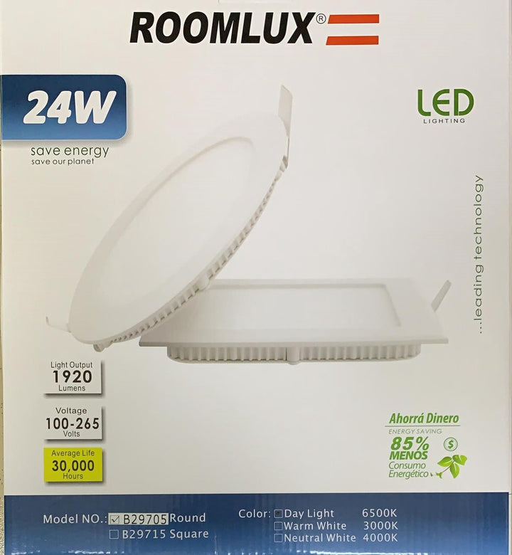 ROOMLUX Light LED Panel 24W Round 6500K B29705