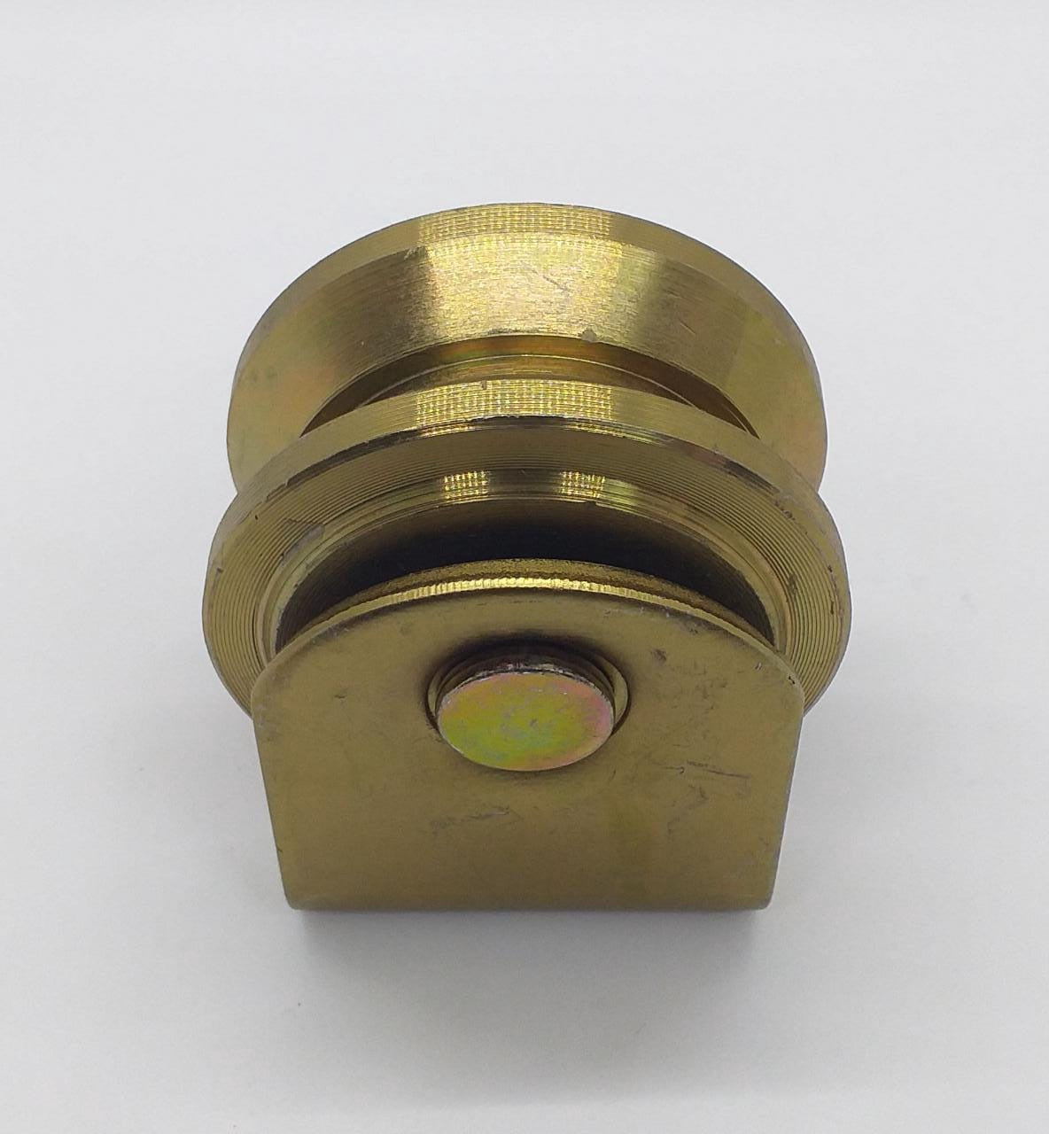 Gate Wheel Roller Brass 60MM Broad V Groove Sold Each