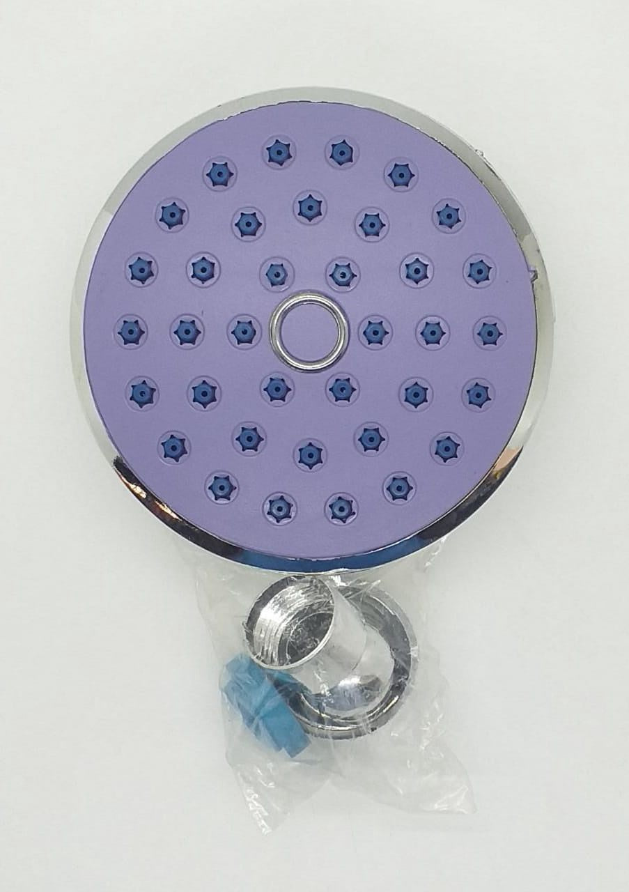 Shower Rose 1/2" Small Purple Nickle Round Head
