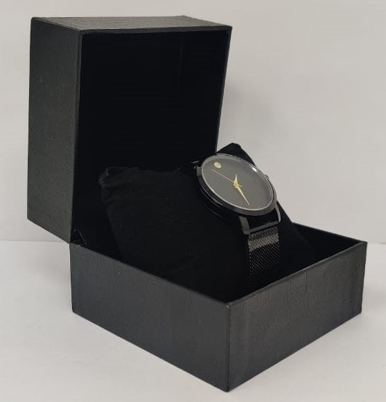GENERIC Watch Fashion Men Black with Mesh Strap