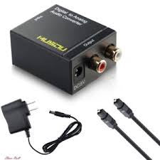 MUSOU Audio Converter Optical to Rca