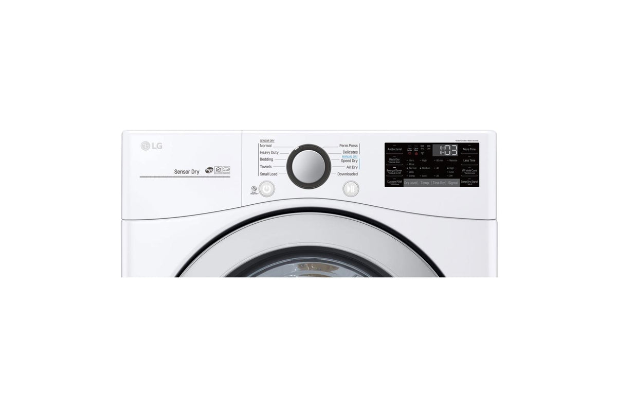 LG Dryer DLG3501W Gas English Panel