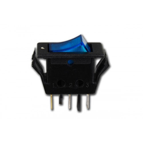 NIPPON AMERICA Switch on & Off EC-1220BLU Rocker Blue 3P LED