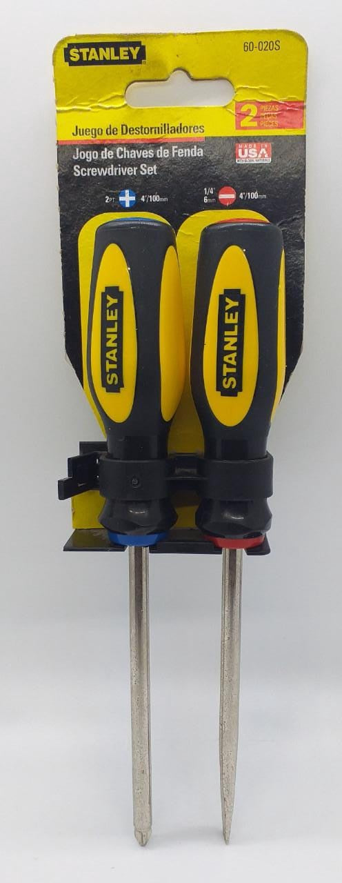 STANLEY Screwdriver 2PCS 60-020S