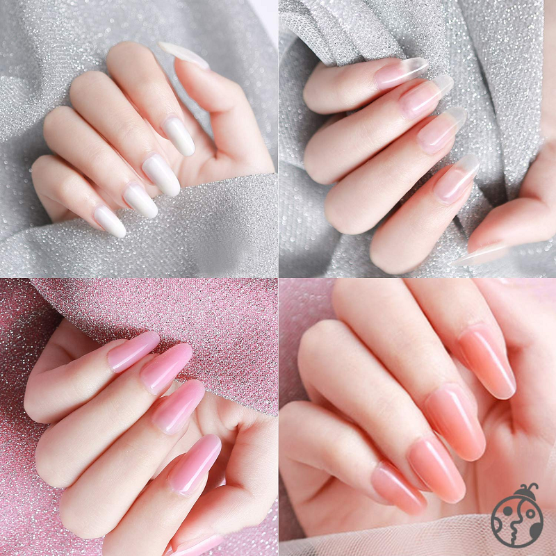 BEETLES Nails Poly Gel Kit 4 French Polygel