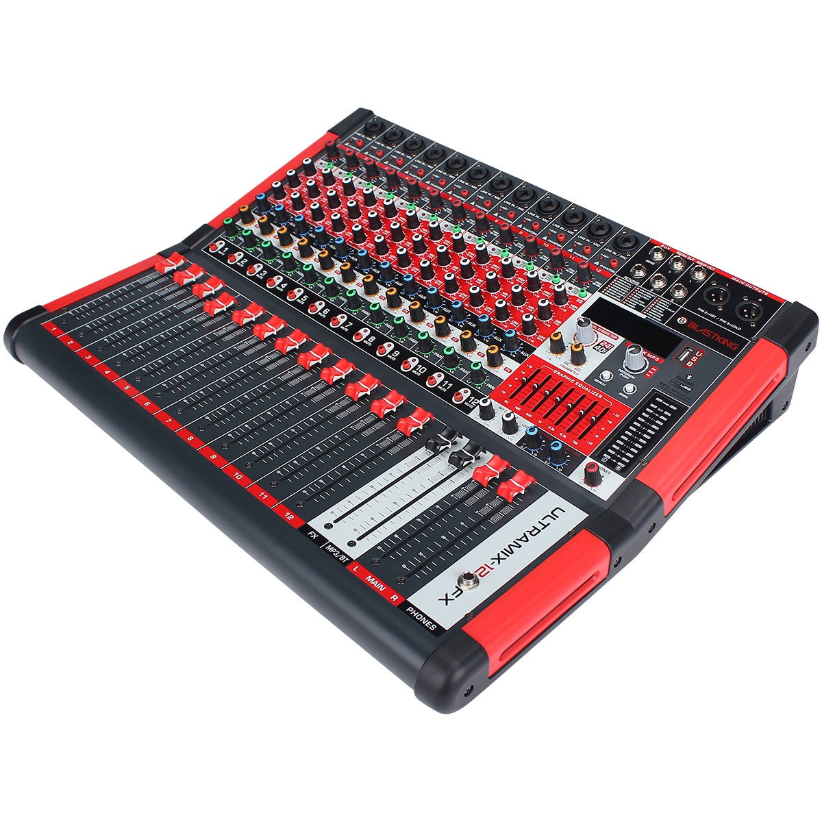 BLASTKING Mixer ULTRAMIX-12FX 12CHANNEL with Digital Fx
