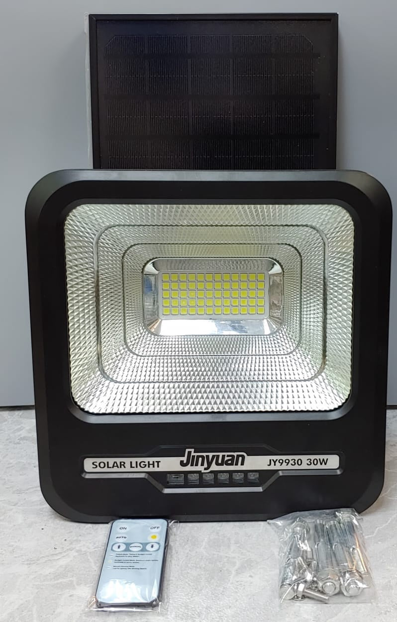 JINYUAN Lamp LED Solar Flood 30W JY9930 6500K 60PCS LED