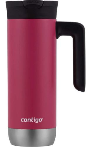 CONTIGO Travel Mug Snapseal Insulated 20 OZ, Dragon Fruit
