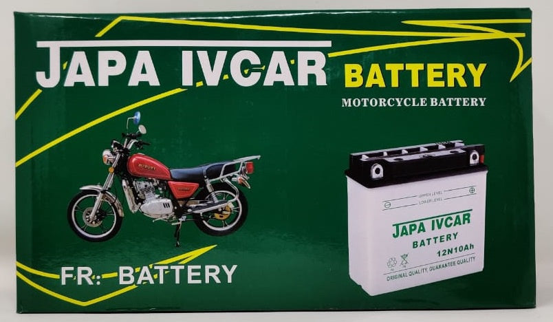 M/CYCLE Battery Japa Ivcar 12N10AH 12V 10A