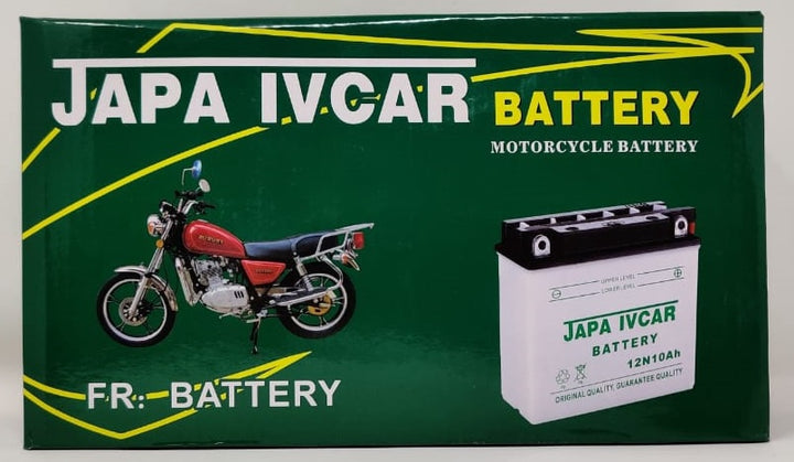 M/CYCLE Battery Japa Ivcar 12N10AH 12V 10A