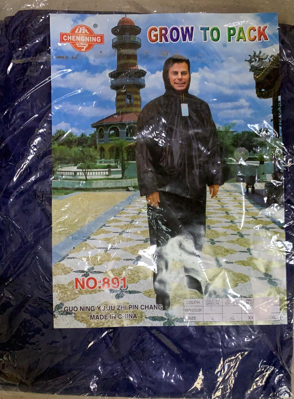 Raincoat 1PC Chengning #891 W/HOOD