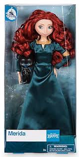 DISNEY Toy Merida Classic Doll with Bear – Brave – 11 1/2''