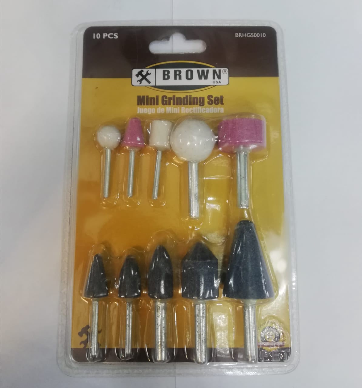 BROWN USA Grinding Stone Set 10PCS BRHGS0010