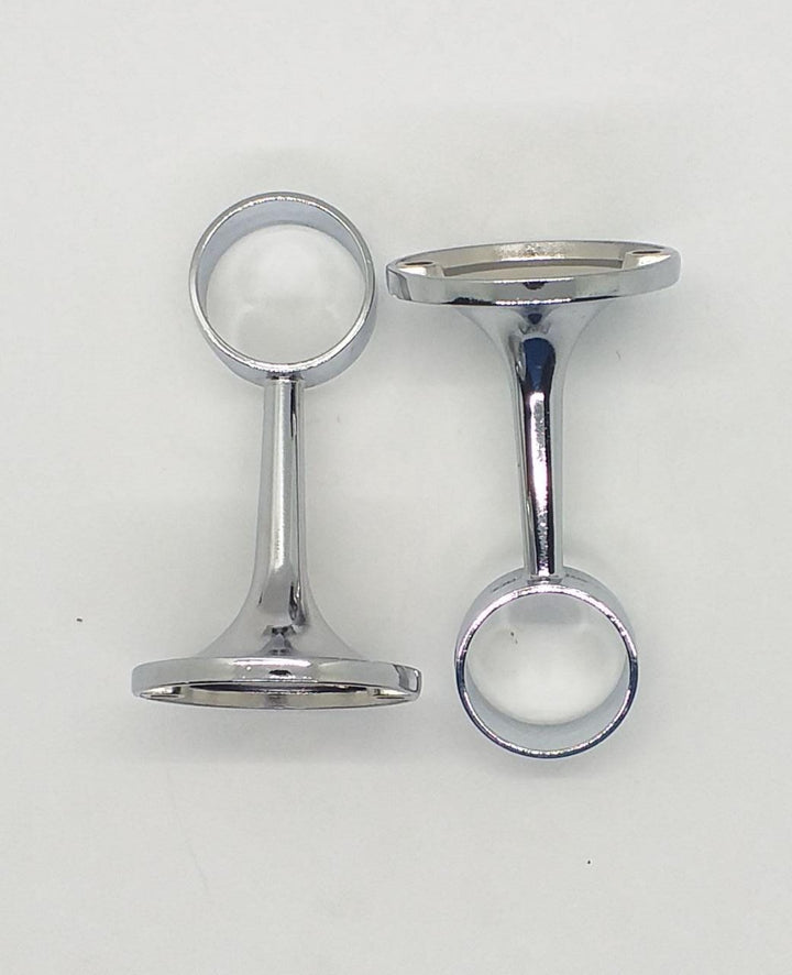 Curtain Rod Holders 1"/25MM Nickle Circle Pair